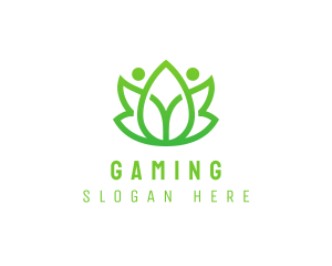 Botanical Leaf Gardening Logo