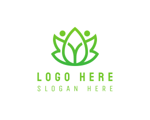 Sustainable - Botanical Leaf Gardening logo design