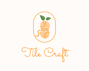 Organic Thread Embroidery logo design