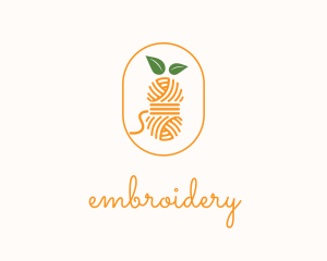 Organic Thread Embroidery logo design