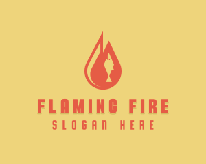 Flaming - Flame Fish Grill logo design