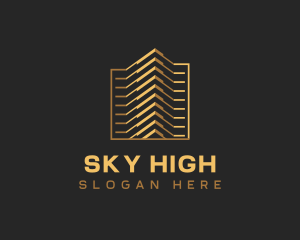 Condominium High Rise Building logo design