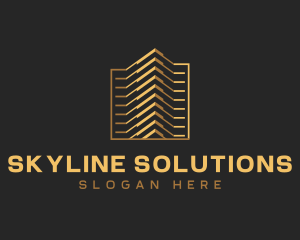 High Rise - Condominium High Rise Building logo design