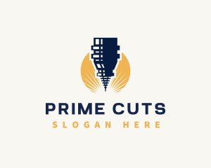 Laser Cutting Machine logo design