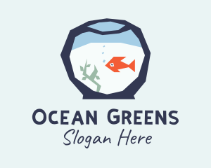 Seaweed - Goldfish Bowl Aquarium logo design