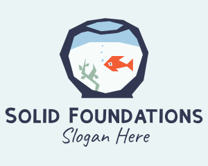 Veterinary Clinic - Goldfish Bowl Aquarium logo design