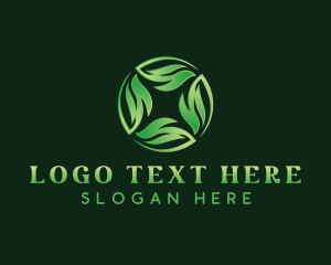 Gardening - Eco Nature Leaves logo design