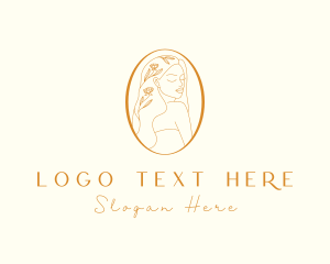 Flower - Flower Salon Woman logo design