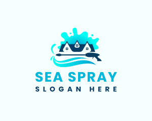 Pressure Wash Cleaning logo design