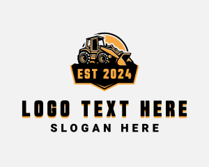 Excavation - Excavator Construction Builder logo design