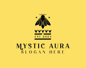 Mystic Moth Insect logo design