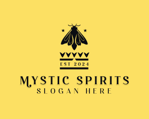 Mystic Moth Insect logo design