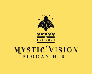 Mystic Moth Insect logo design