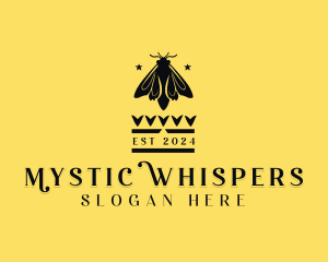 Mystic Moth Insect logo design