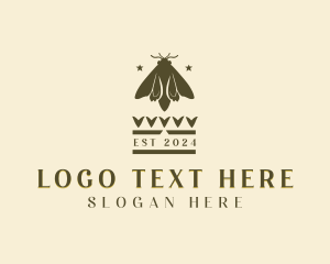 Wings - Mystic Moth Insect logo design