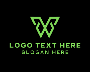 App - Software Programmer Letter W logo design