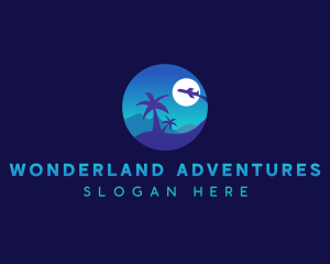 Tropical Vacation Travel logo design