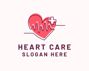 Cardiology - Heart Center Lifeline logo design