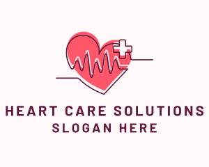 Heart Center Lifeline logo design