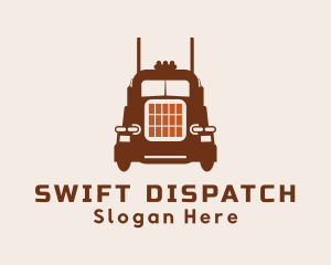 Dispatch - Tanker Trailer Truck logo design