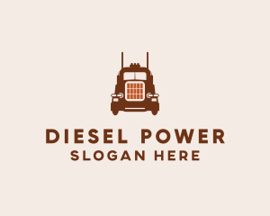 Diesel - Tanker Trailer Truck logo design