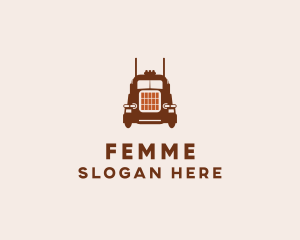 Tanker Trailer Truck logo design