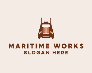 Tanker Trailer Truck logo design