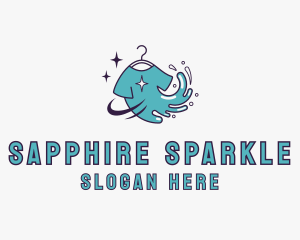 Tshirt Splash Sparkle logo design