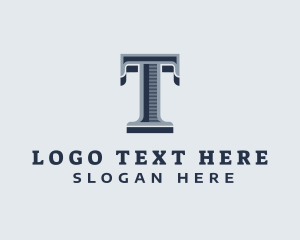Typography - Stylish Letter T Brand logo design