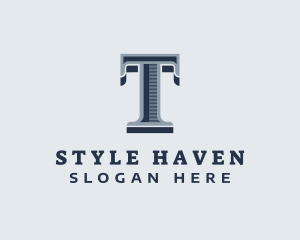 Stylish Letter T Brand Logo