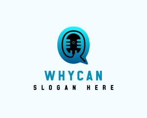Musical - Podcast Mic Chat logo design