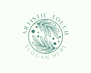 Organic Leaf Spa logo design