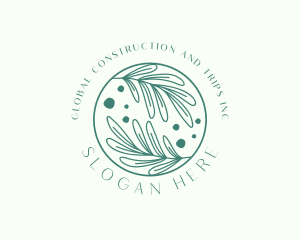 Cosmetics - Organic Leaf Spa logo design