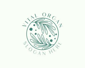 Organic Leaf Spa logo design