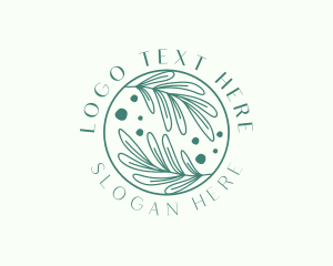 Beauty - Organic Leaf Spa logo design