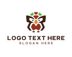 Wise - Avian Owl Bird logo design