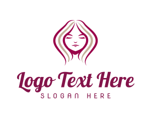 Personal - Pretty Face Girl logo design