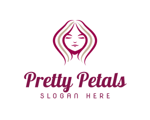 Pretty Face Girl  logo design