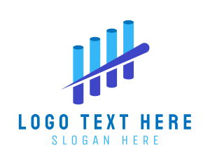 Accounting - Accounting Blue Chart logo design