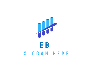 Accounting Blue Chart Logo