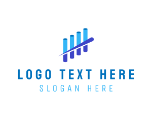 Accounting - Accounting Blue Chart logo design