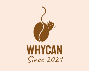 Coffee - Brown Cat Cafe logo design