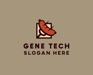 Grill Fork Sausage logo design