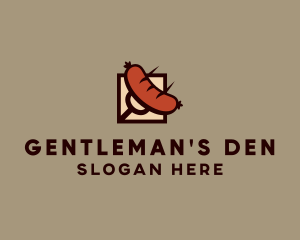 Grill Fork Sausage logo design