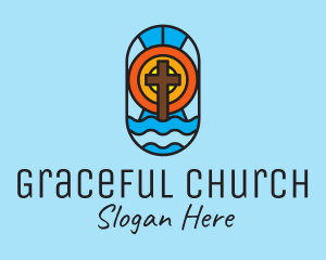 Holy Church Mosaic  logo design