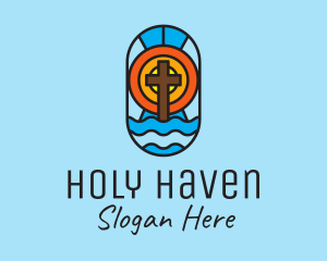 Holy Church Mosaic  logo design