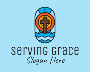 Holy Church Mosaic  logo design