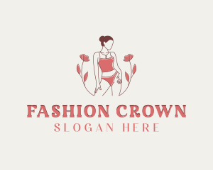 Fashion Woman Lingerie  logo design