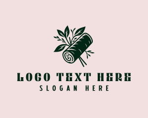 Spring Roll - Spring Roll Leaf logo design