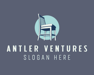 Wood Chair Furniture logo design